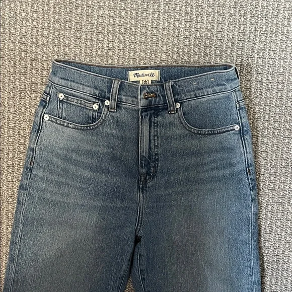 Madewell Women's 90s Straight Leg Jeans - Blue - Picture 3 of 4